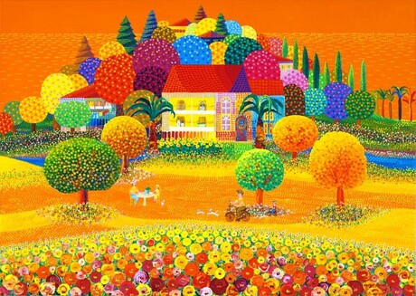 Kim Dukki Reconstructs Travel Landscapes Through Color in Seoul Exhibition